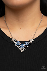 Floral Fashion Show - Floral Rhinestone Necklace