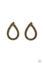 Load image into Gallery viewer, Diva Dust - Brass Post Earrings
