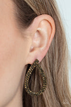 Load image into Gallery viewer, Diva Dust - Brass Post Earrings
