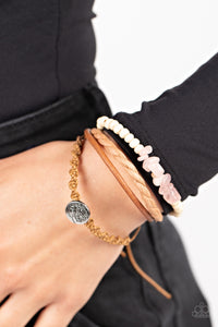 Treetop Trail Guide - Pink Boho Inspirational Bracelet