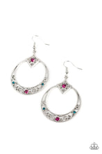 Load image into Gallery viewer, Royal Resort - Multi Colored Hoop Earrings
