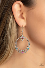 Load image into Gallery viewer, Royal Resort - Multi Colored Hoop Earrings
