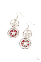 Load image into Gallery viewer, Liberty and SPARKLE for All - Red Americana Earrings
