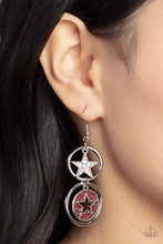 Load image into Gallery viewer, Liberty and SPARKLE for All - Red Americana Earrings
