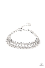 Load image into Gallery viewer, Seize the Sizzle - White Icy Rhinestone Bracelet
