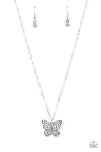 Load image into Gallery viewer, Flutter Forte - White Butterfly Necklace
