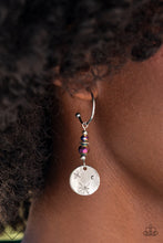 Load image into Gallery viewer, Artificial STARLIGHT - Dangly Oil-spill Bead Earrings
