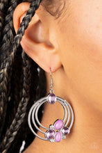 Load image into Gallery viewer, Dreamy Dewdrops - Purple Earrings
