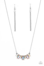 Load image into Gallery viewer, Peach and Iridescent Necklace
