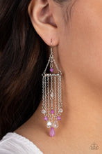 Load image into Gallery viewer, Marina Breeze - Purple Earrings
