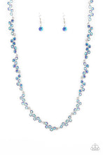 Load image into Gallery viewer, GLOWING Admiration &amp; Flatter Yourself - Blue sapphire rhinestone necklace &amp; bracelet set
