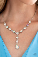 Load image into Gallery viewer, Forget the Crown - Iridescent Rhinestone Drop Necklace
