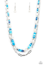 Load image into Gallery viewer, Tidal Trendsetter - Blue or Multi-colored  Beaded Necklace
