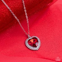 Load image into Gallery viewer, Sweethearts Stroll - Red Heart Pendant Necklace
