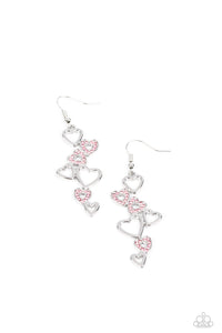 Sweetheart Serenade - Pink Earrings