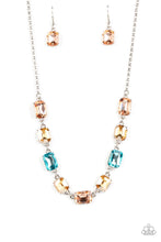 Load image into Gallery viewer, Emerald Envy - Multi Colored Rhinestone Necklace
