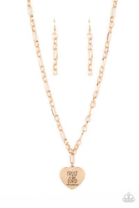 Perennial Proverbs - Gold Spirtual Heart Charm Necklace