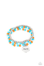 Load image into Gallery viewer, Fashionable Faith - Multi Beaded Inspirational Stretch Bracelet
