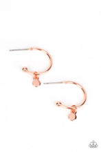 Load image into Gallery viewer, Modern Model - Copper Hoop Earrings
