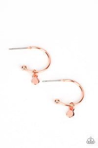 Modern Model - Copper Hoop Earrings