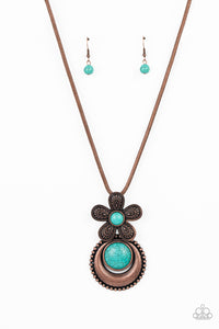 Bohemian Blossom - Copper Floral Necklace