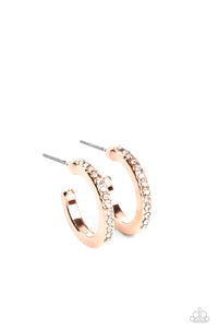 Audaciously Angelic - Rose Gold Petite Hoop Earrings