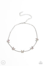 Load image into Gallery viewer, Fluttering Fanatic - Iridescent Butterfly Choker
