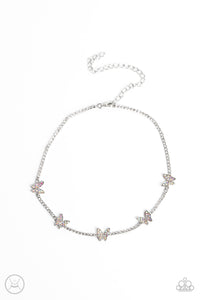 Fluttering Fanatic - Iridescent Butterfly Choker