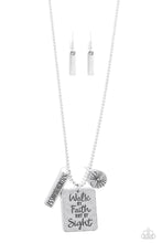 Load image into Gallery viewer, Sunshine Sight - Silver Bible Charm Necklace
