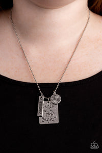 Sunshine Sight - Silver Bible Charm Necklace