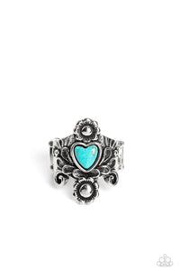 Trailblazing Tribute - Blue Turquoise Ring