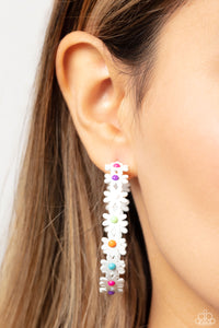 Daisy Disposition - Large Hoop Earrings