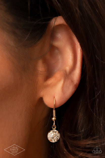 What A Gem - Gold Solitair Necklace