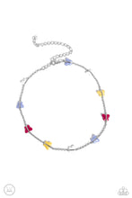 Load image into Gallery viewer, FLYING in Wait - Multi Colored Butterfly Choker Necklace
