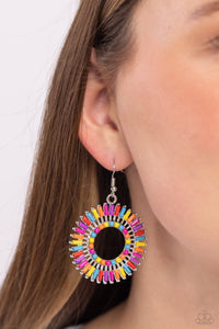 Ferris Wheel Finale - Multi Colored Earrings