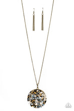 Load image into Gallery viewer, Metro Mosaic Brass Necklace
