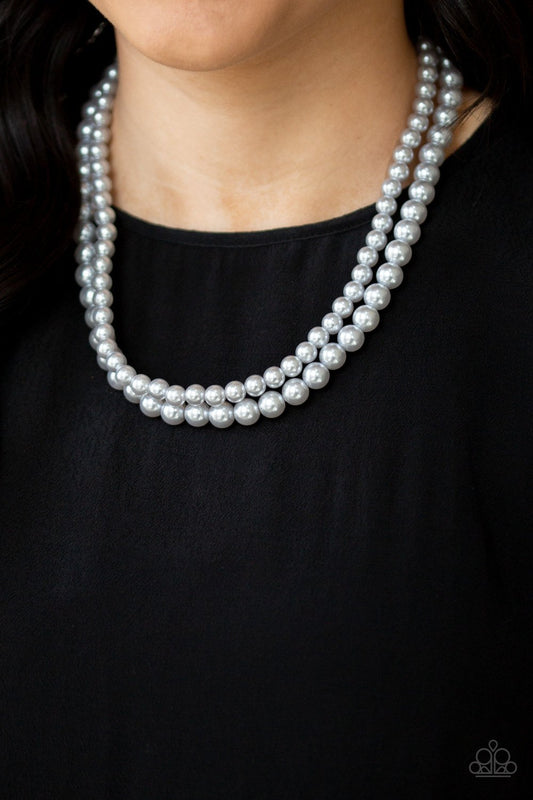 Woman Of The Century Silver Pearl Necklace