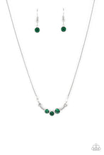 Load image into Gallery viewer, Sparkling Stargazer - Green Glittery Rhinestone Necklace
