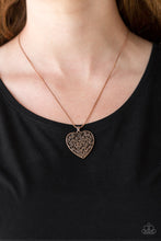 Load image into Gallery viewer, Look Into Your Heart Copper Necklace
