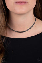 Load image into Gallery viewer, In No Time Flat - Choker Necklace in your choice of gold, silver or gunmetal
