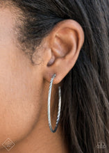 Load image into Gallery viewer, Rural Reserve Silver Hoop Earring
